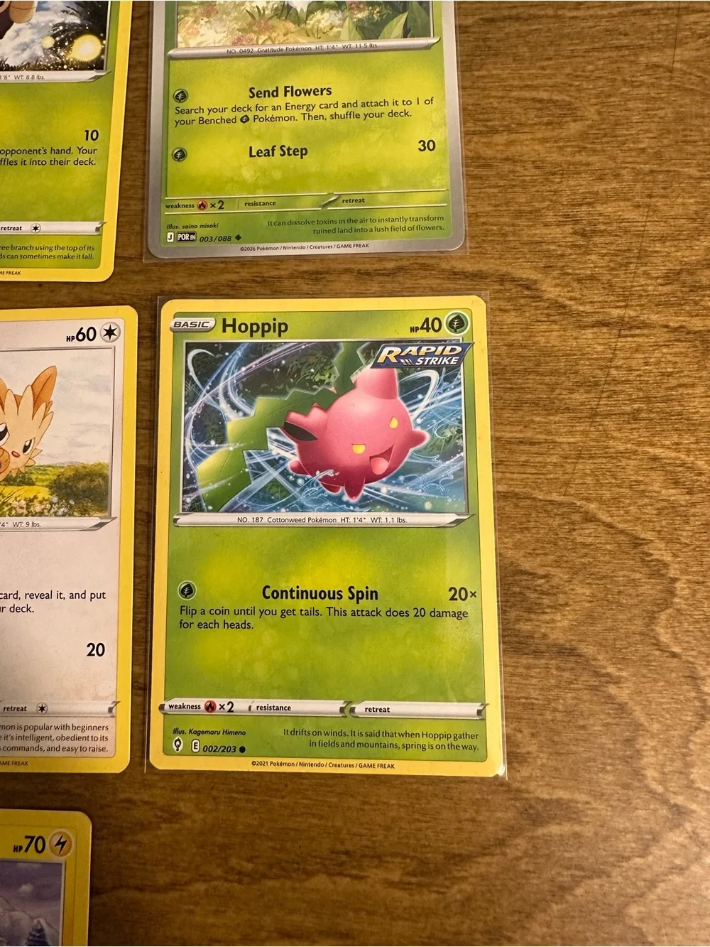 Lot of 7 Cute Pokemon Cards NM